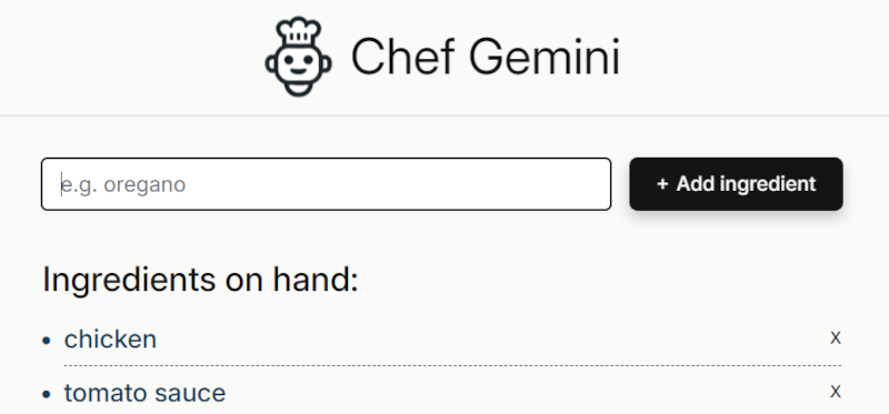 Chef Gemini